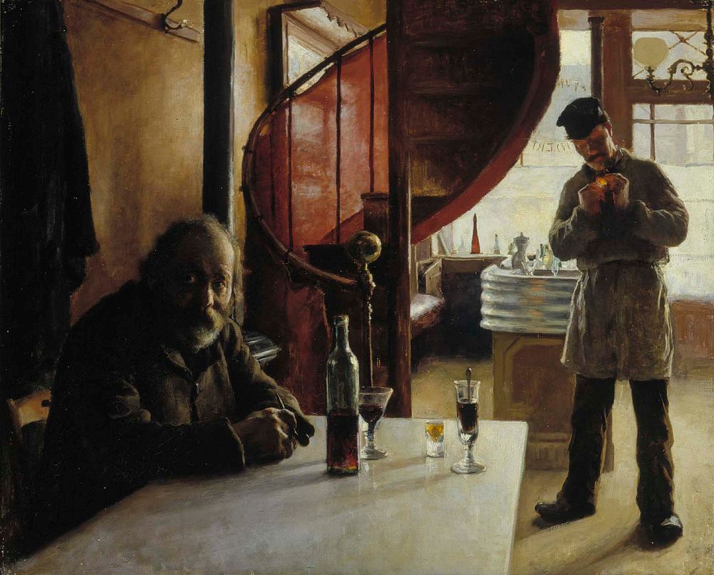 Le franc, wine merchant, boulevard de clichy, paris, 1888