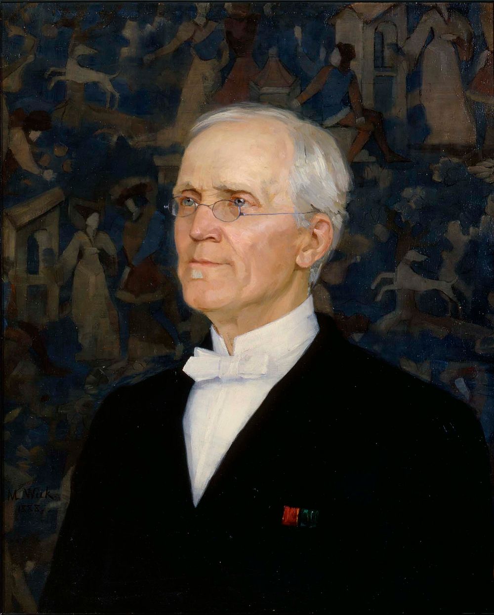 Portrait of b. o. schauman, 1888 by Maria Catharina Wiik