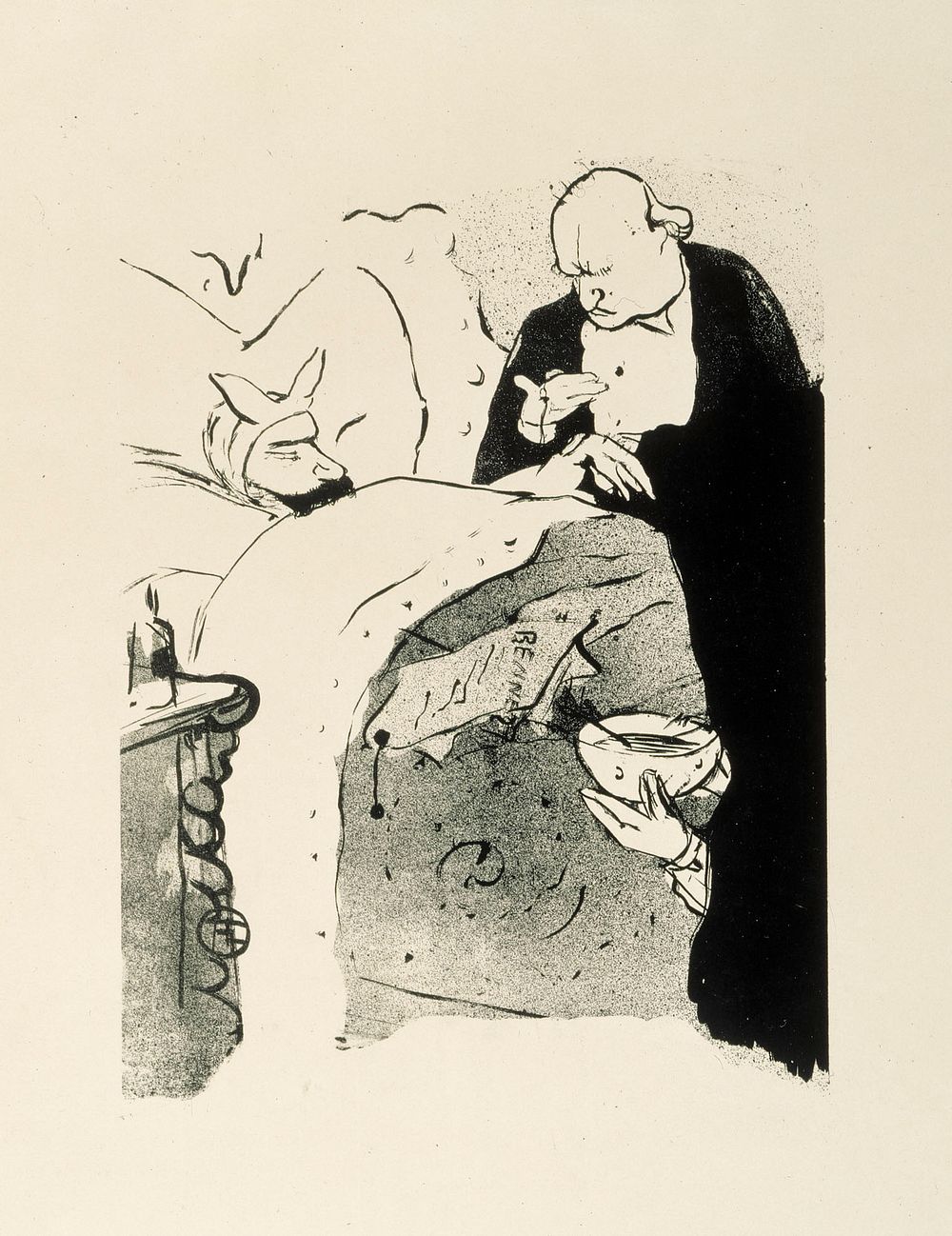 Sick carnot (1893) by Henri de Toulouse-Lautrec