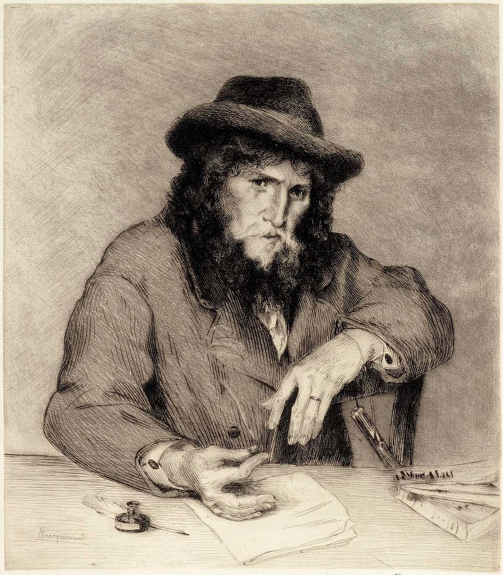 Portrait of léon cladel, 1883