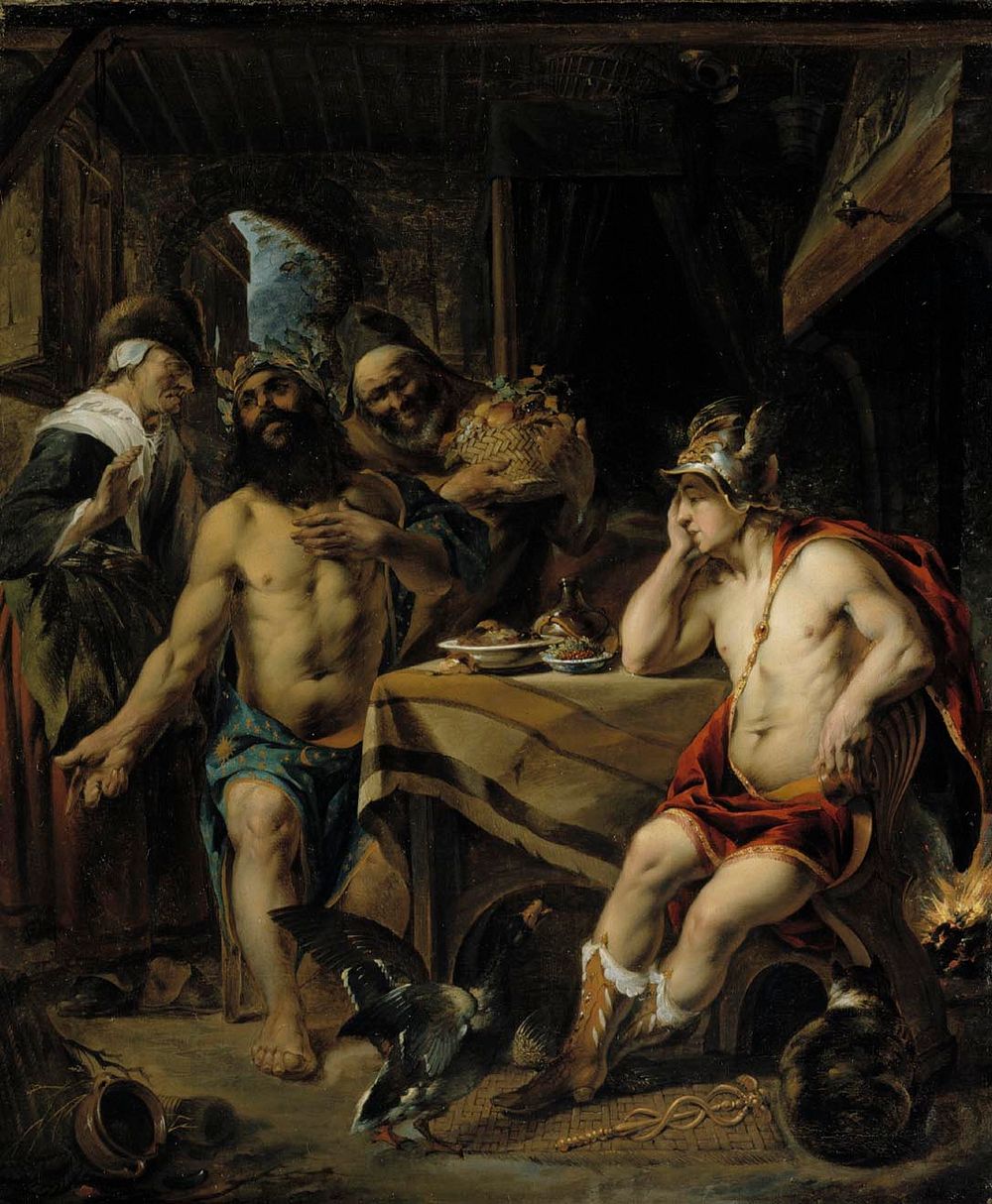Jupiter and mercury visiting philemon and baucis, 1644 - 1676