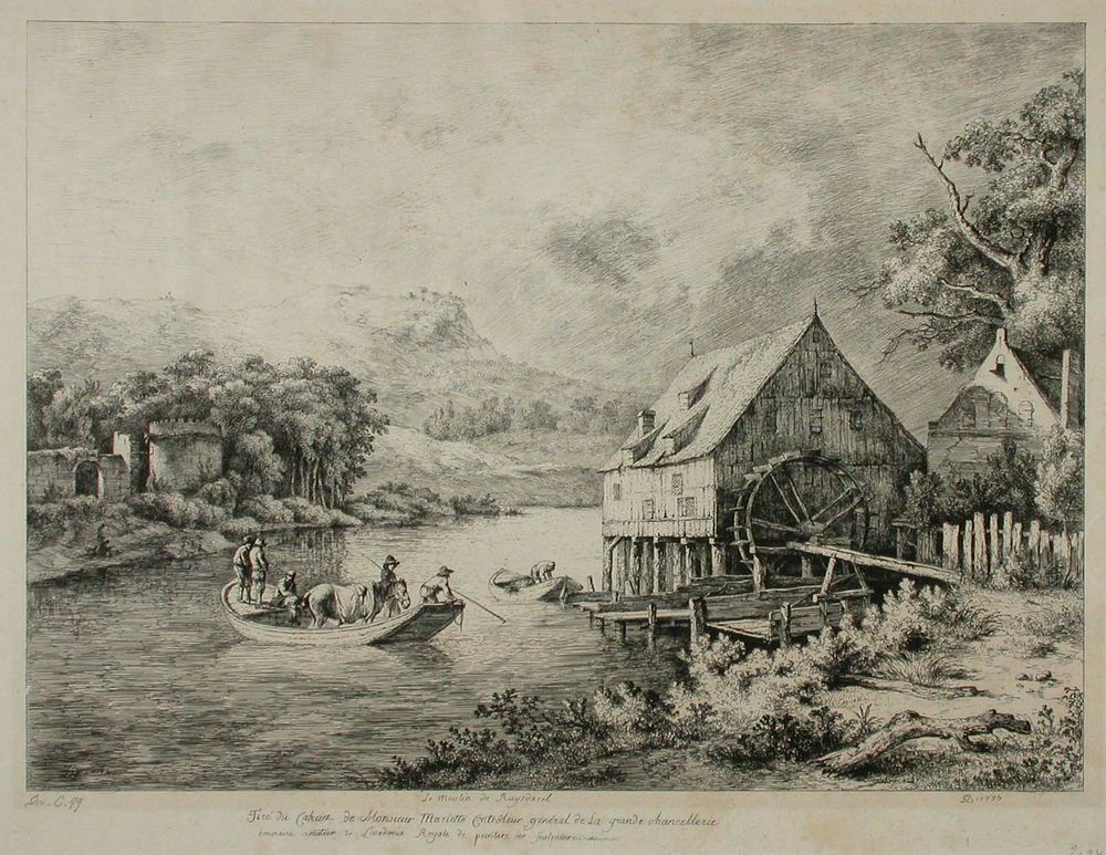 Le moulin de ruysdael, 1774