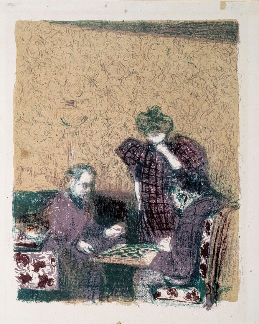 Tammenpelaajat by Edouard Vuillard