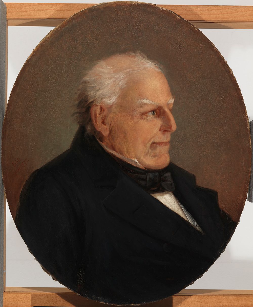 Portrait of counsellor h. rosenberg, 1875