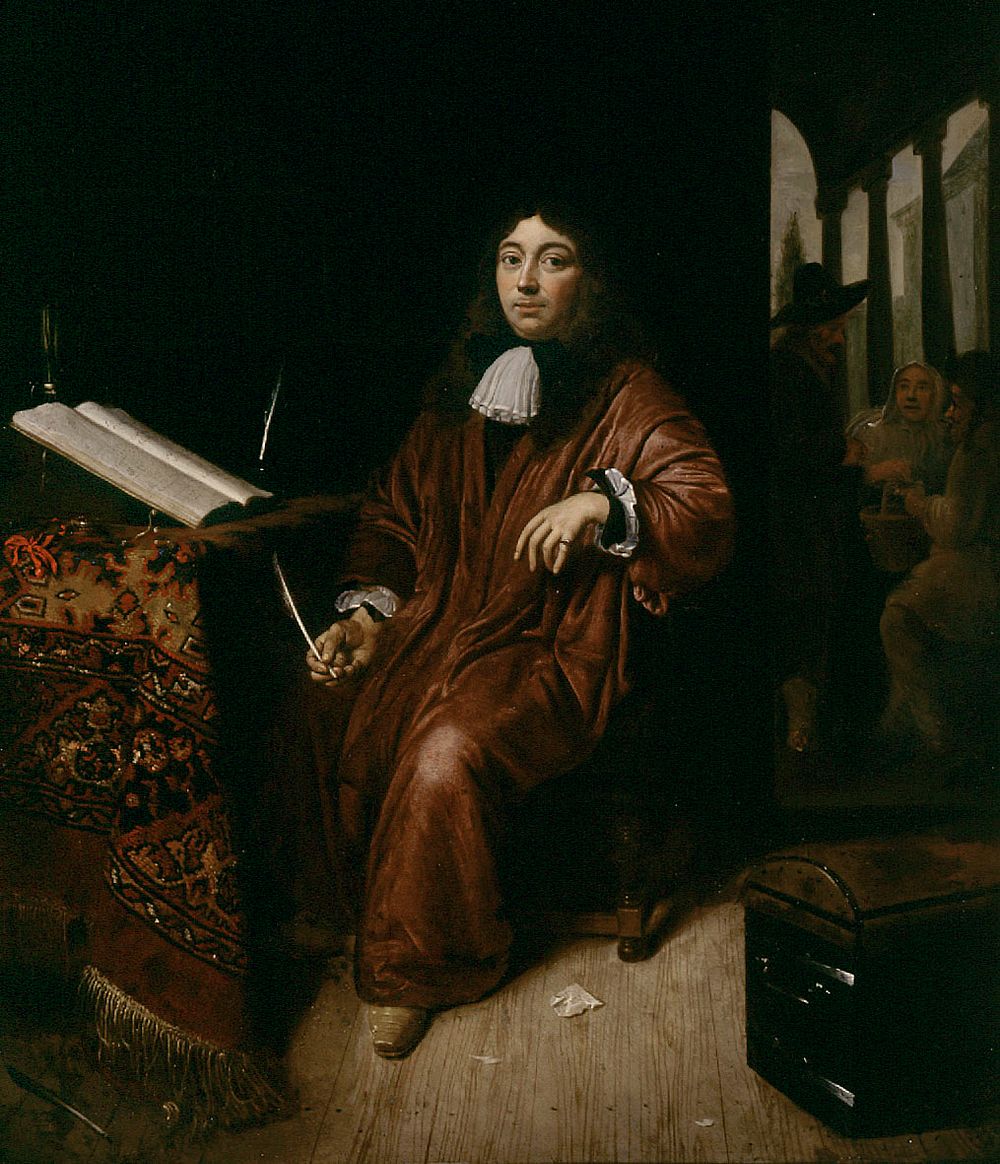 Portrait of a scribe, 1621 - 1706