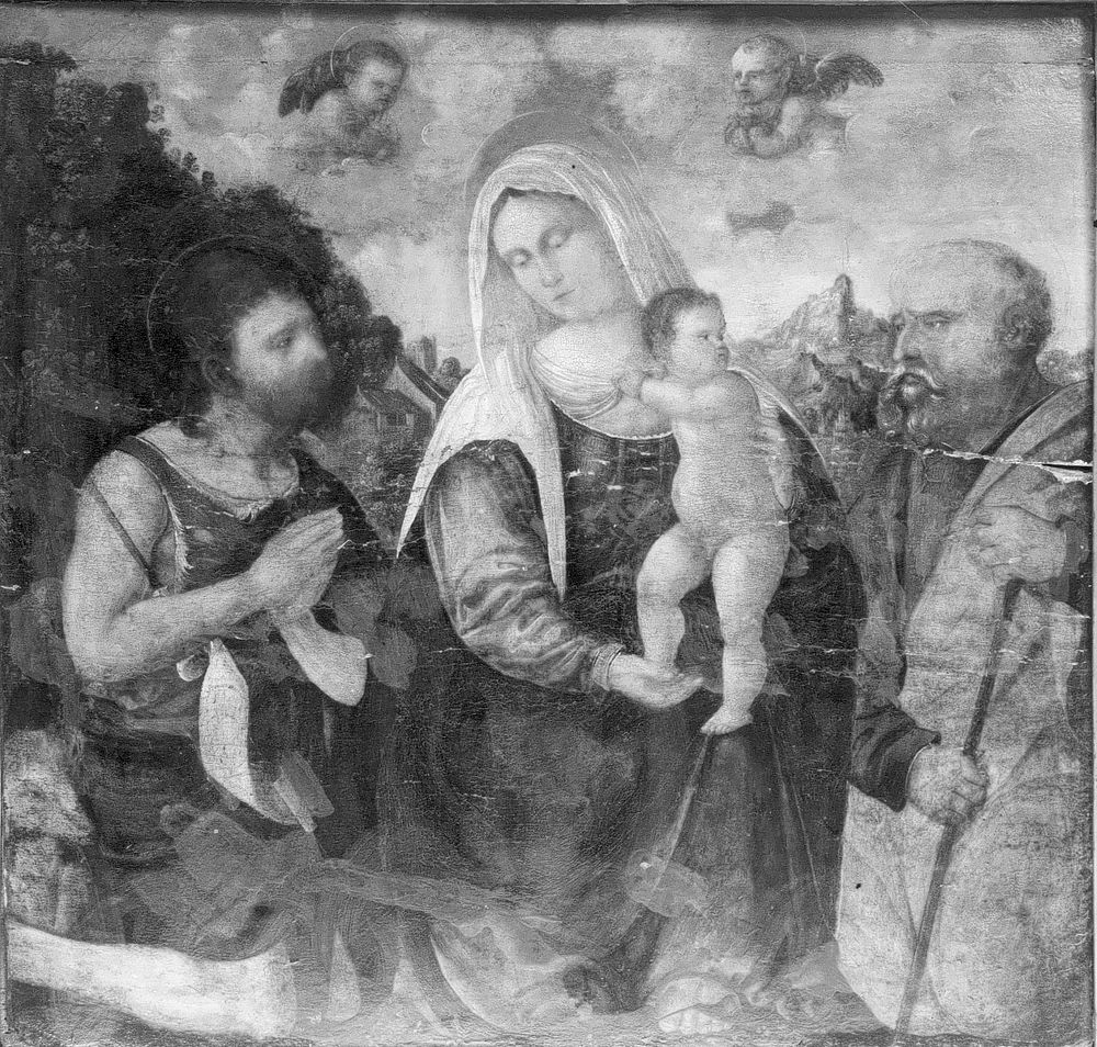 Virgin and child with joseph and st. john the baptist, 1525