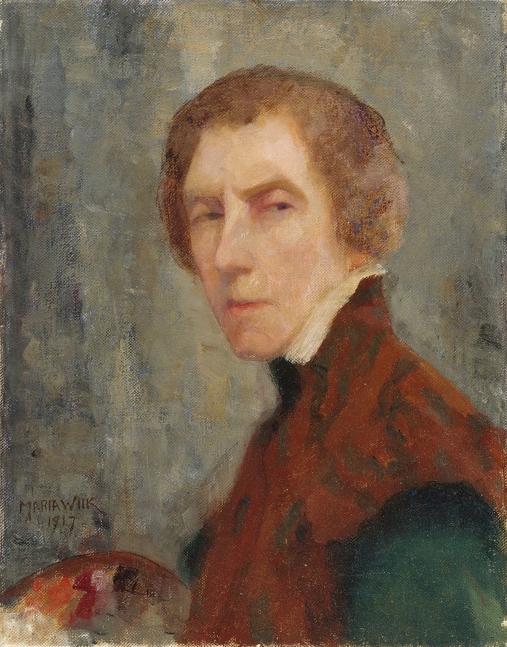 Self-portrait, 1917 by Maria Catharina Wiik