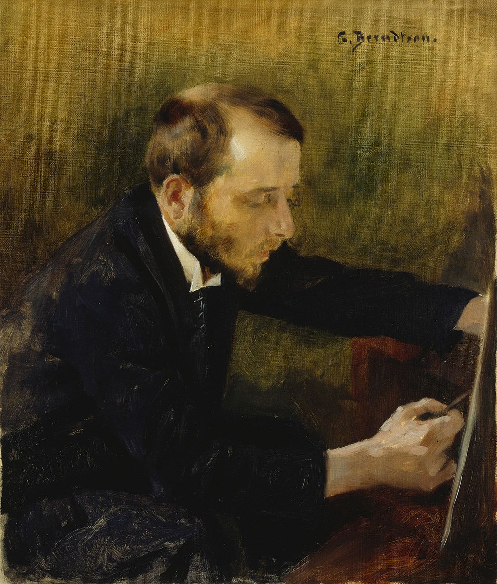 Portrait of eero järnefelt the painter, 1892