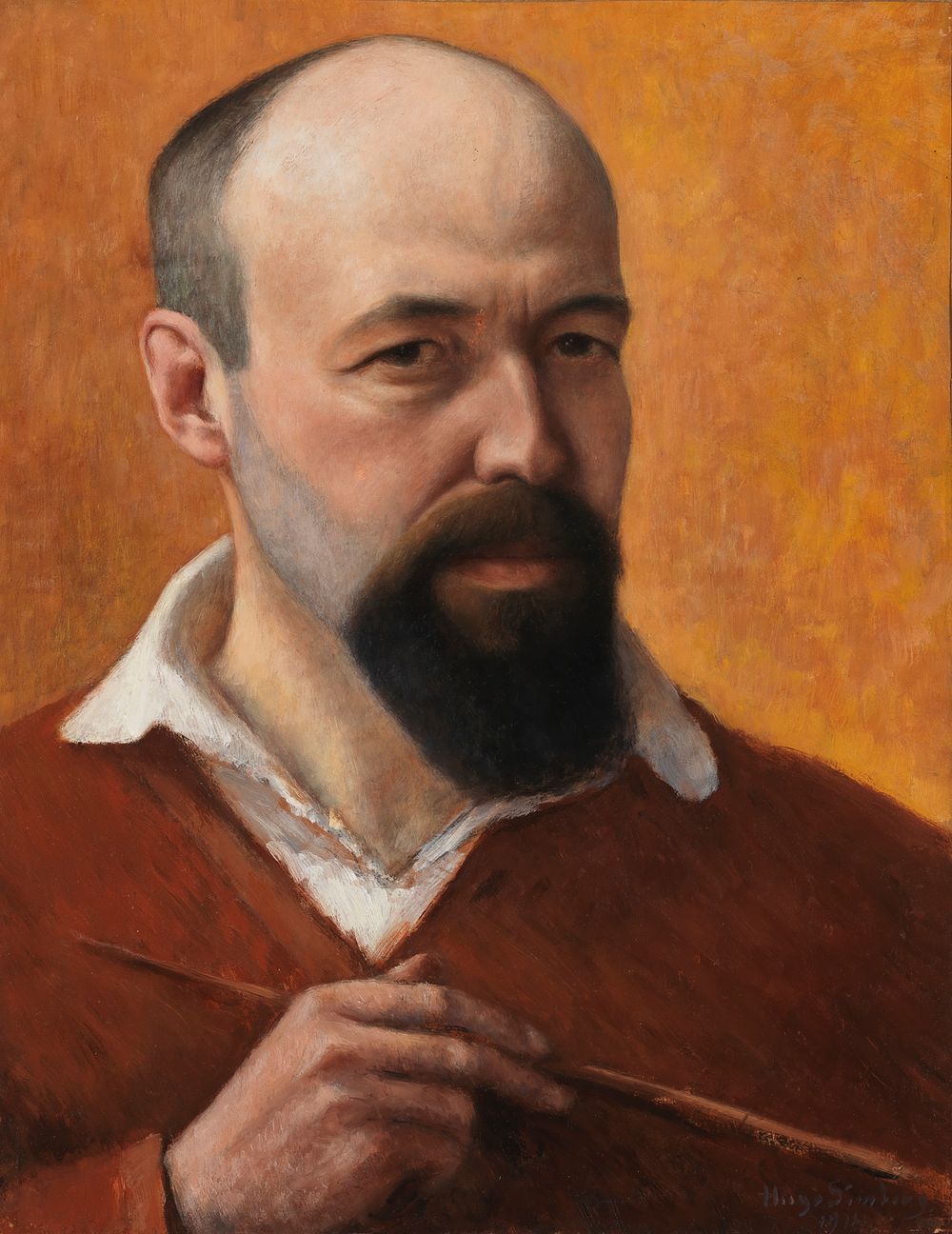 Self-portrait, 1914 by Hugo Simberg