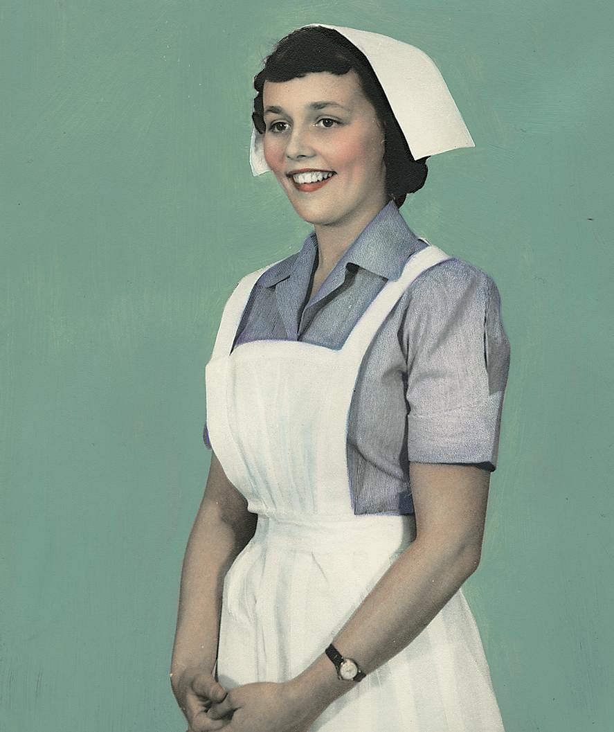 Nurse wearing uniform from British Honduras. . Original public domain image from Flickr