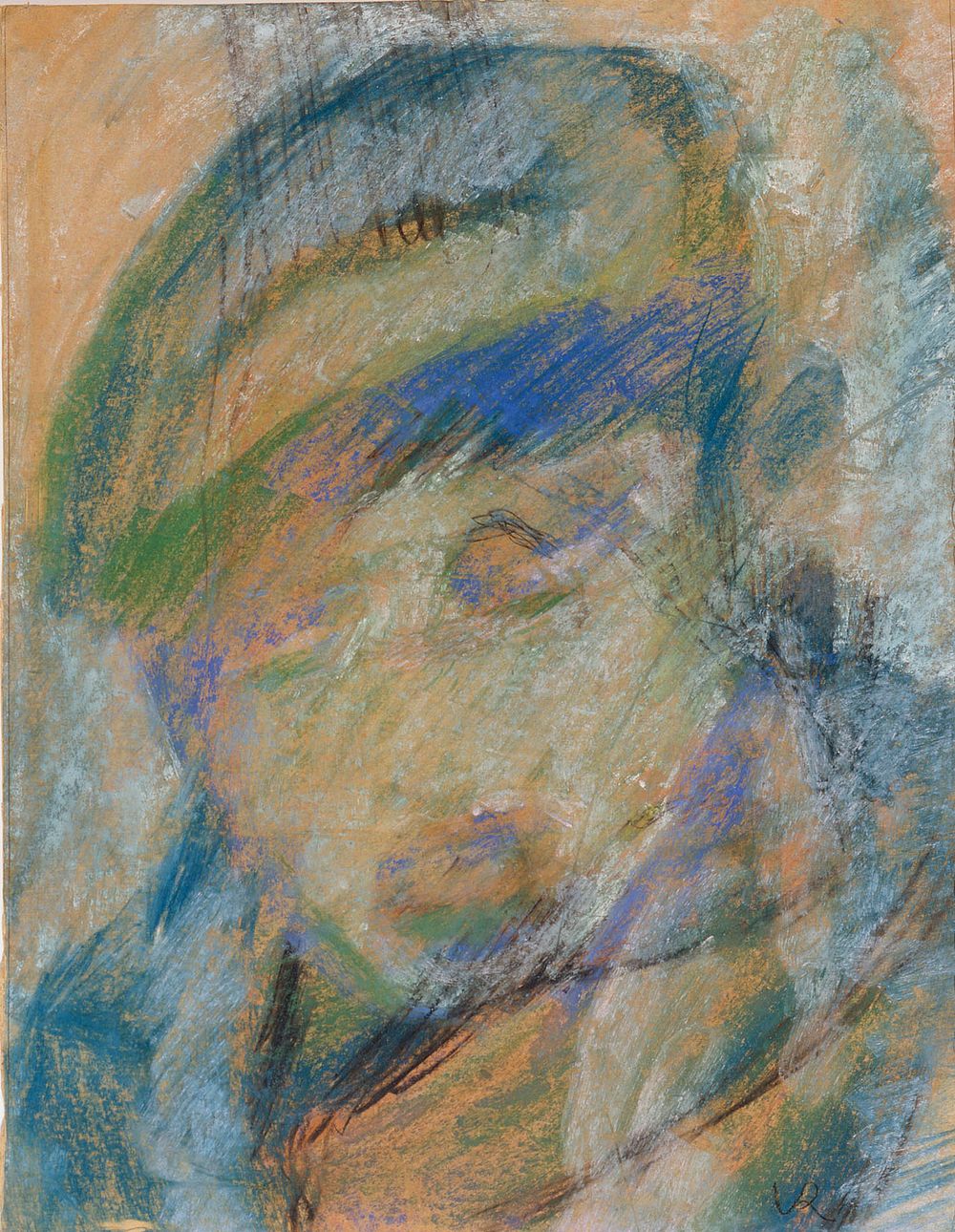 Portrait of a man, 1912, Valle Rosenberg