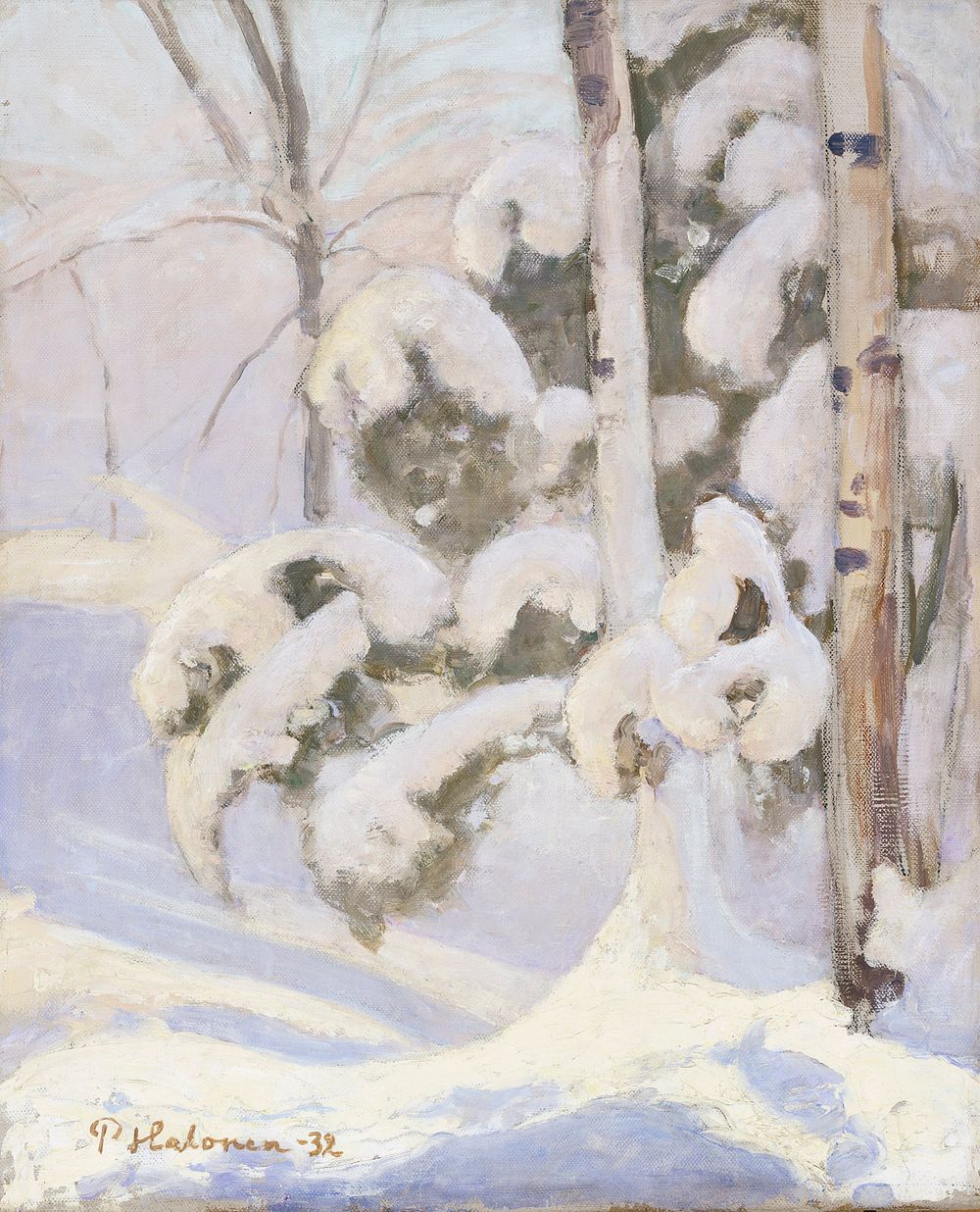 Winter landscape, 1932, by Pekka Halonen