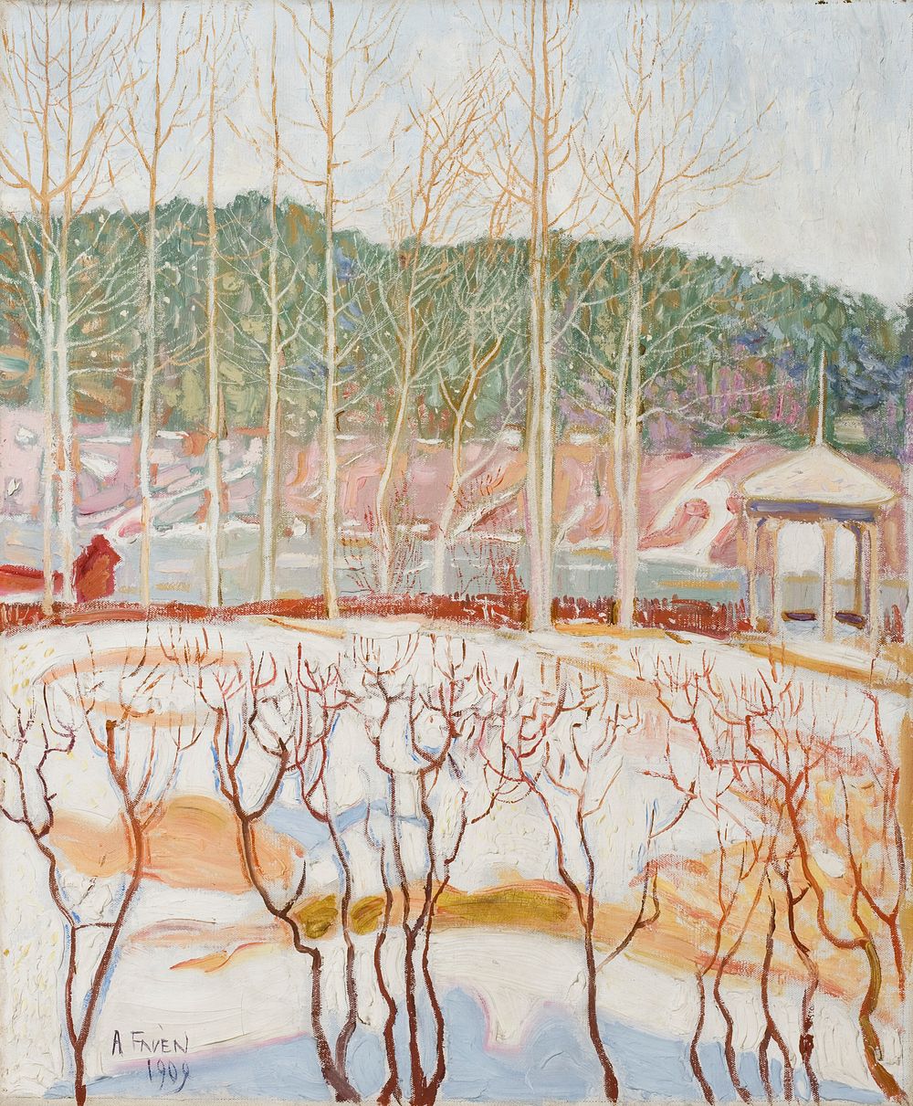 Landscape, 1909, Antti Favén