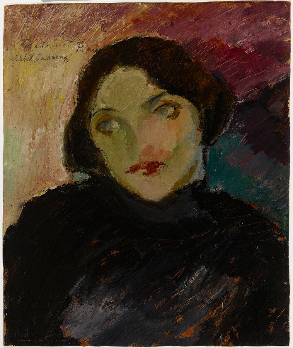 Portrait of hilja ramstedt, 1915, William Iönnberg