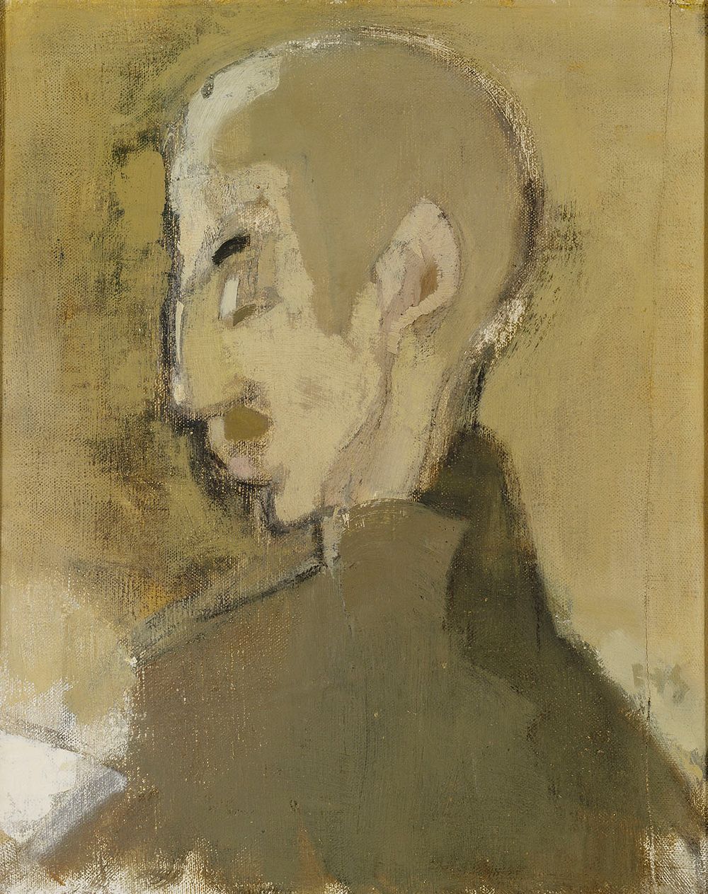 The landlord ii (profile of a man), 1928, Helene Schjerfbeck