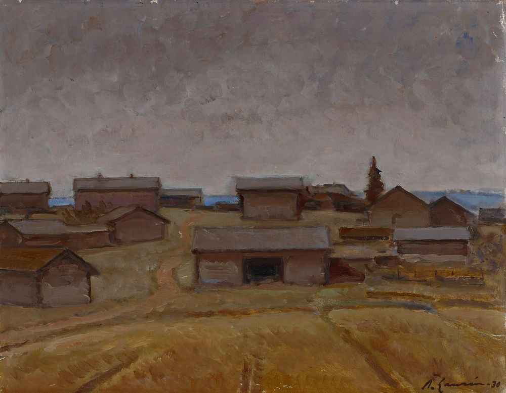 Maalaiskylä, 1930, Per Åke Laurén