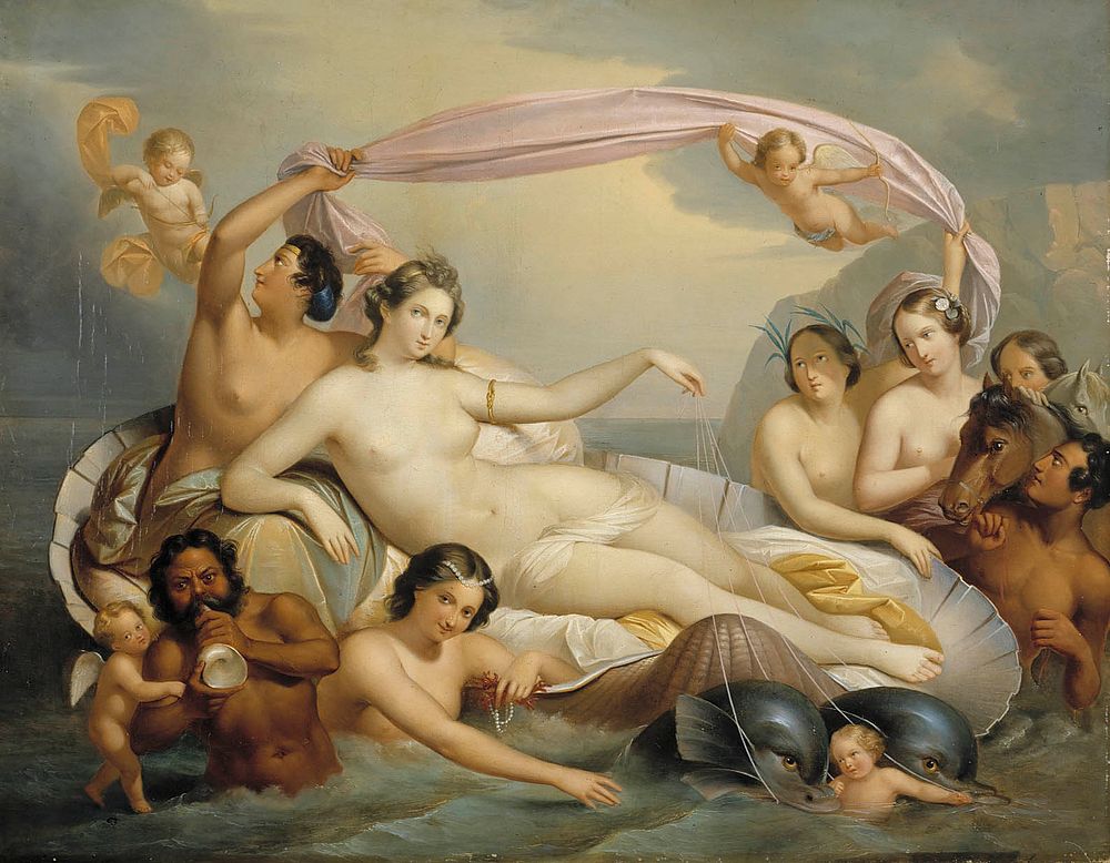 Galatea´s triumph, 1840 - 1849, Berndt Abraham Godenhjelm