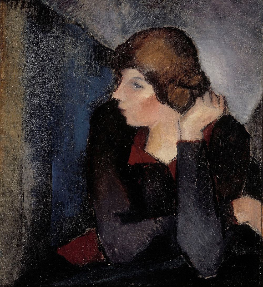 Portrait of a woman, 1915, Alvar Cawén