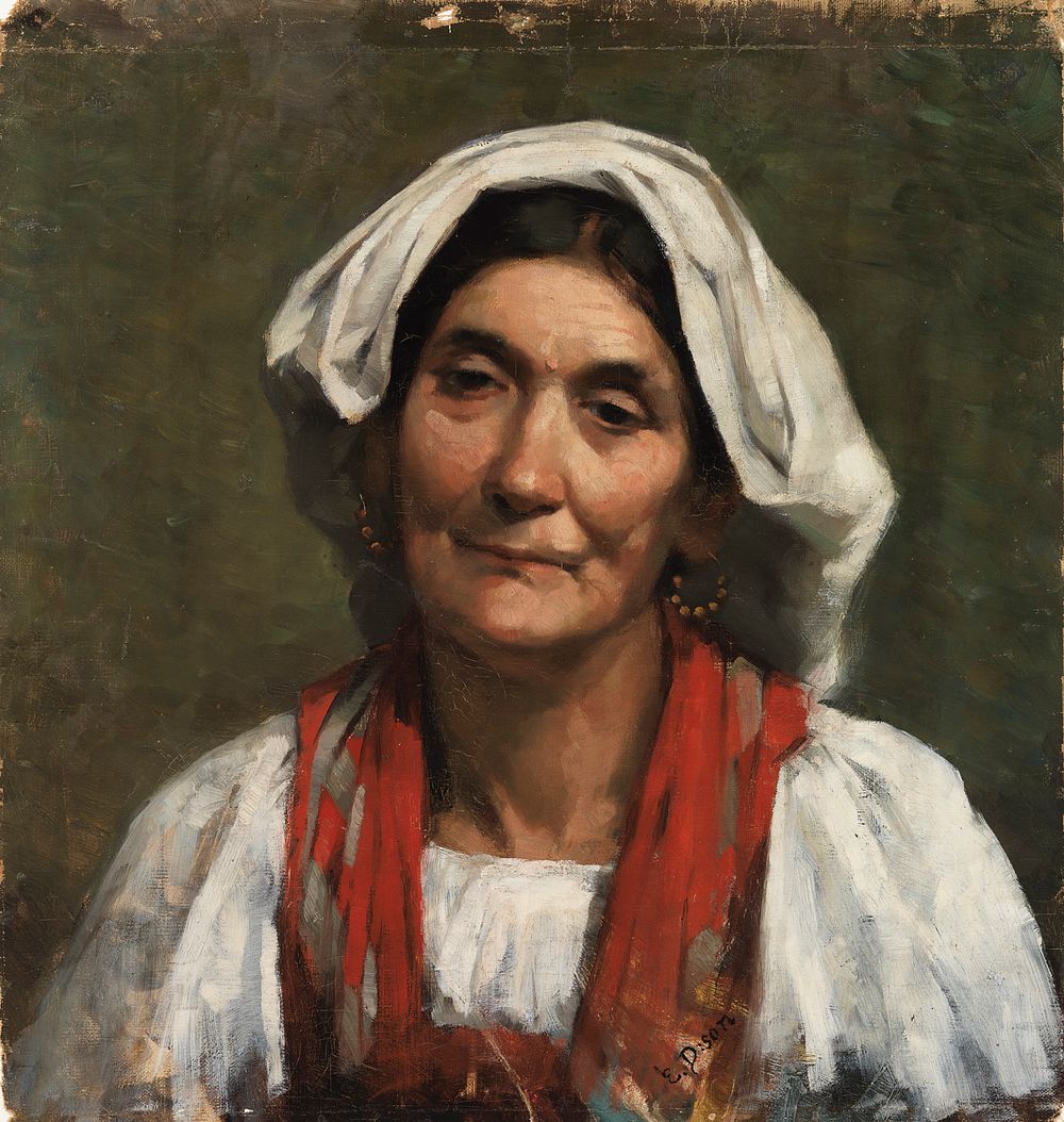 Old provençal woman, 1880 - 1889, Elin Danielsongambogi