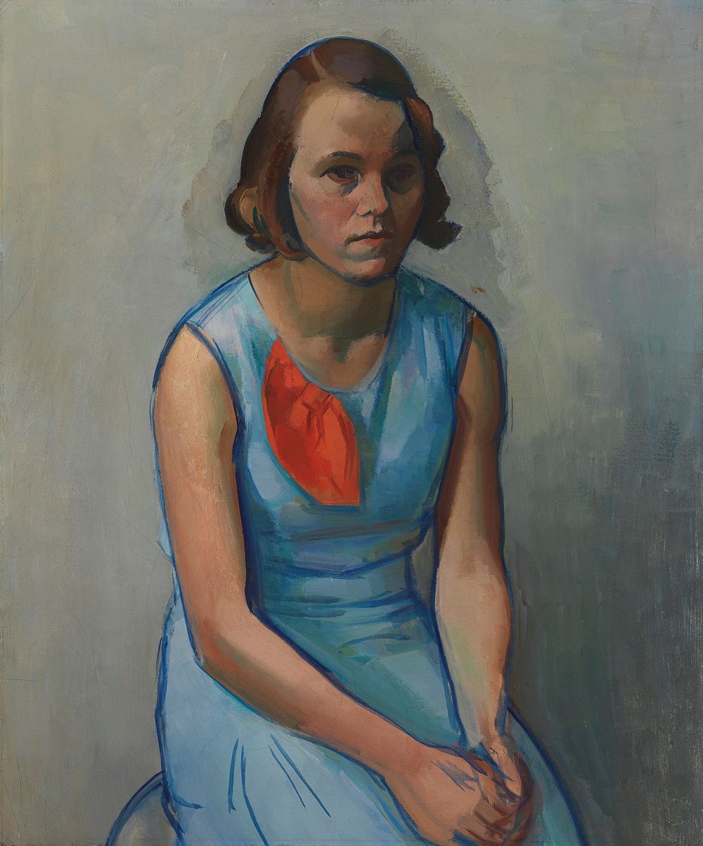Girl sitting, 1933, Ilmari Aalto