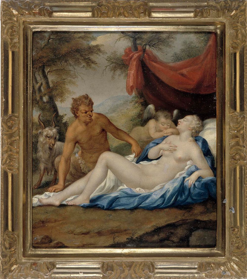 Satyr and nymph (juppiter and antiope), Andreas Von Behn
