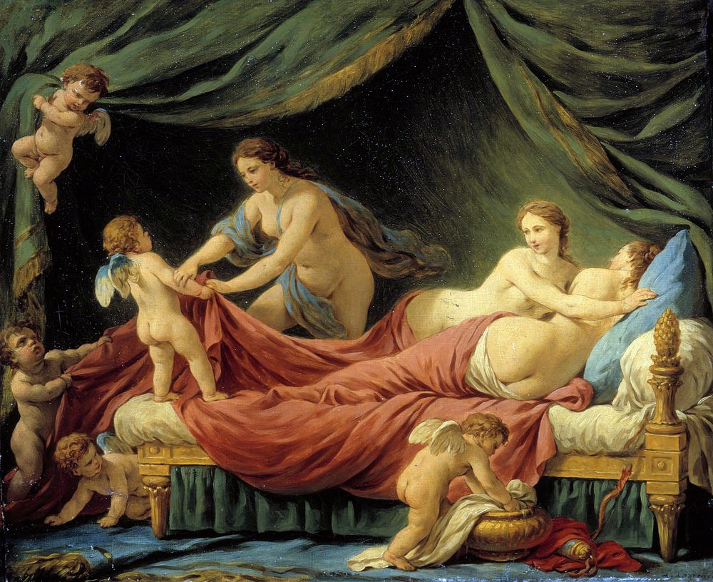 The three graces, 1797, Jean Jacques Lagrenée Nuorempi