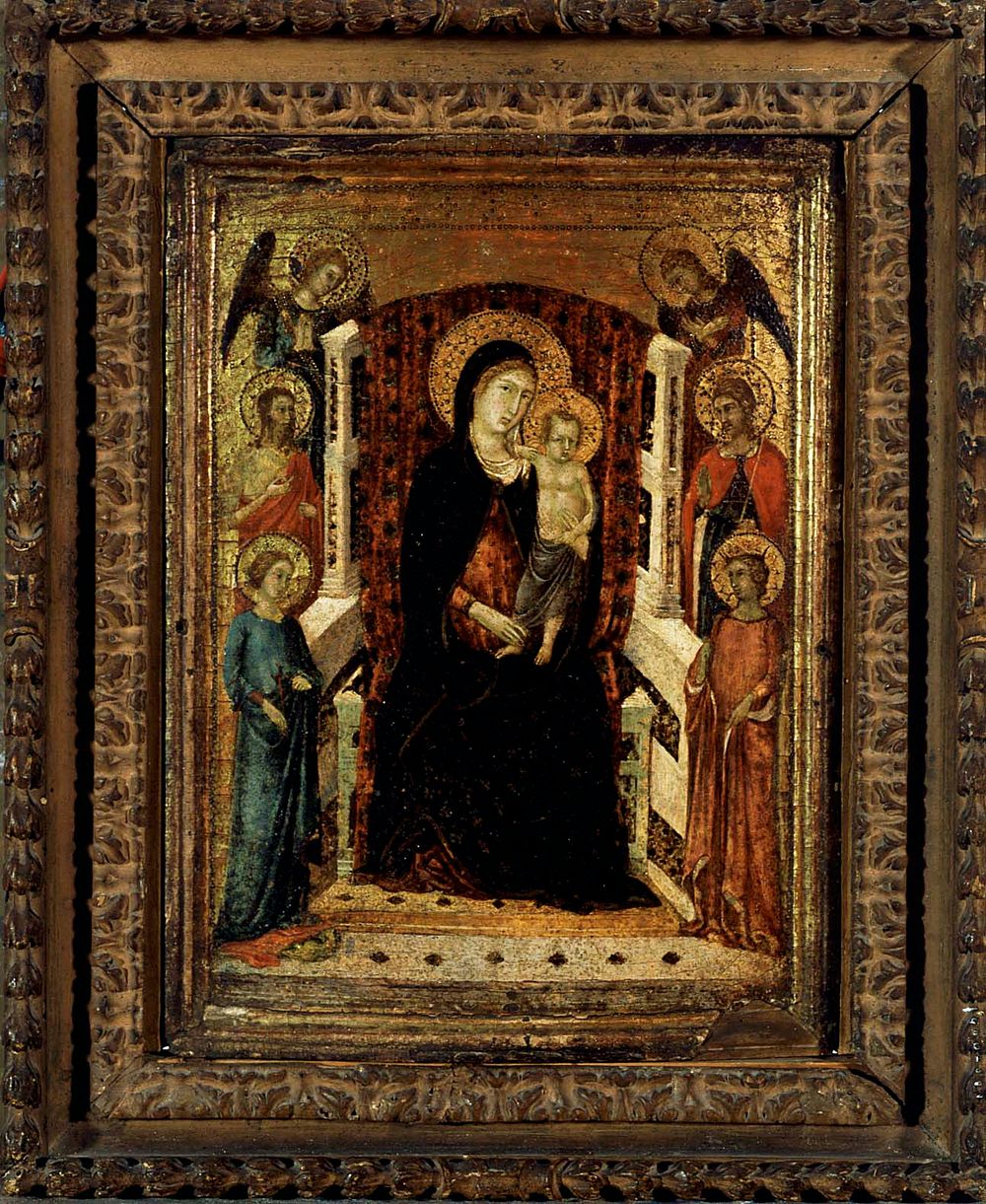 Madonna and child enthroned, 1300 - 1399, Goodhartin Mestari