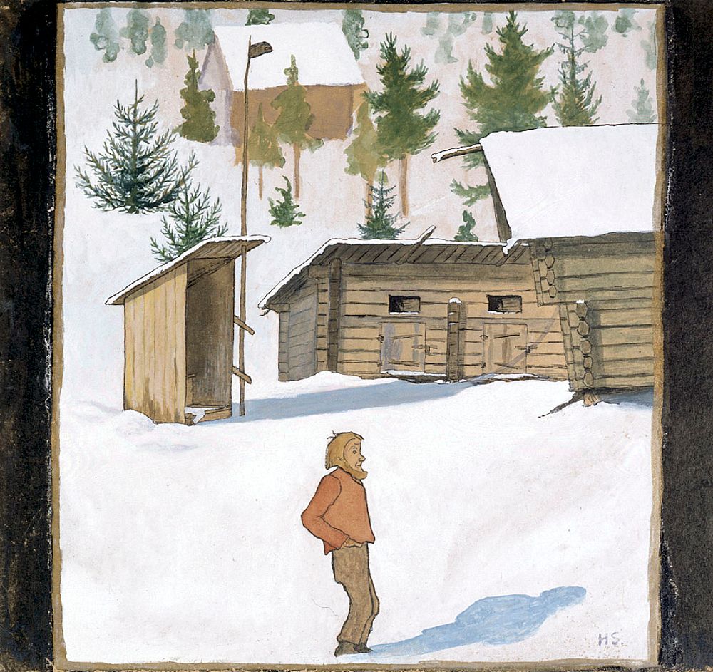 Winter, by Hugo Simberg
