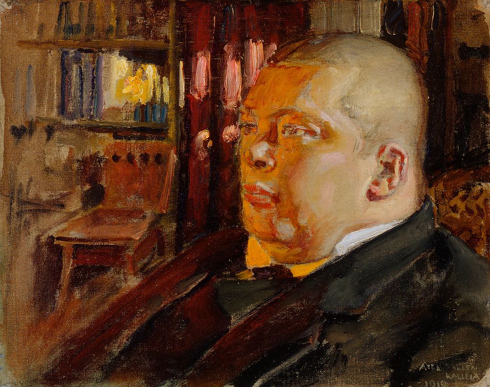 Portrait of eric o. w. ehrström, 1919, by Akseli Gallen-Kallela