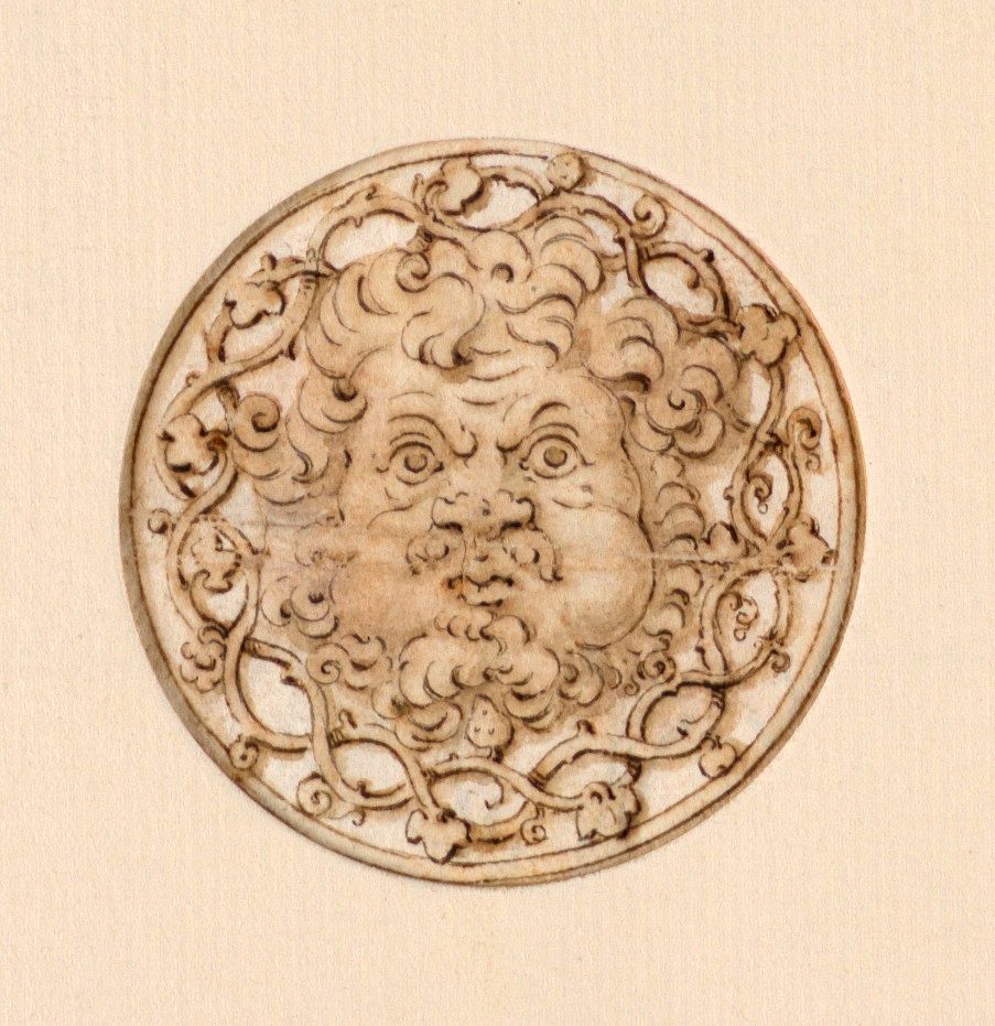 Chased Silver Medallion