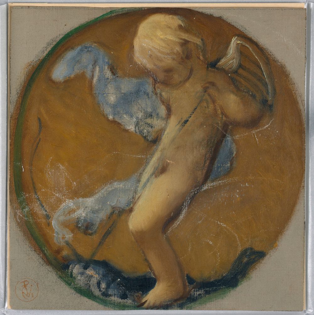Study for Roundel with Putto, Pierrevictor Galland