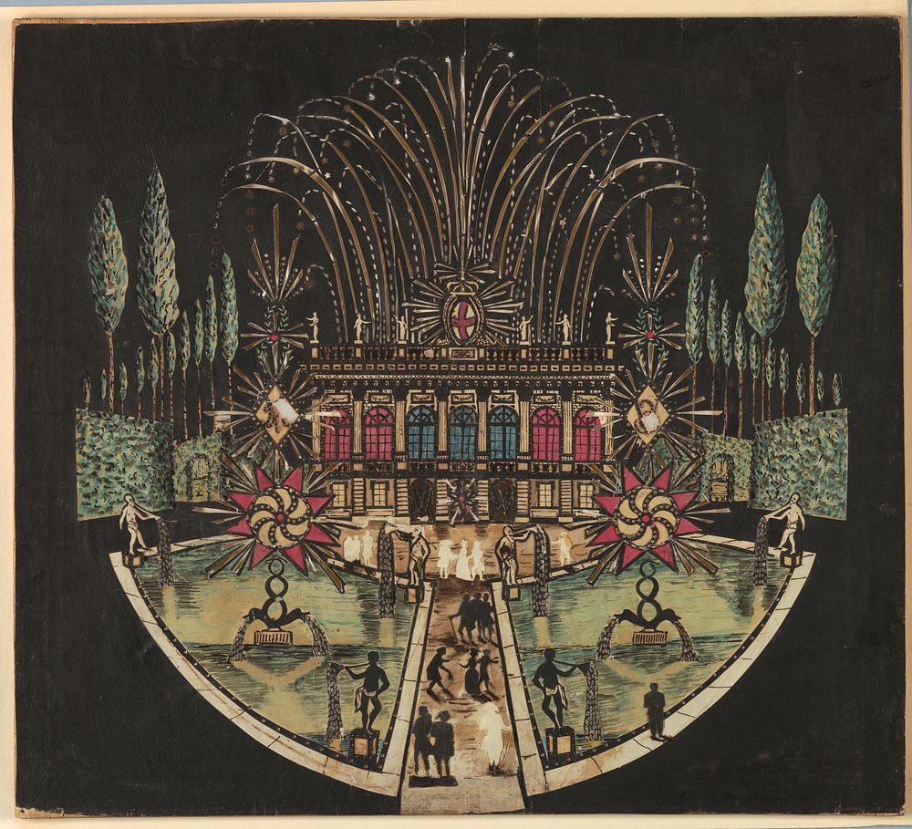Palace with Fireworks