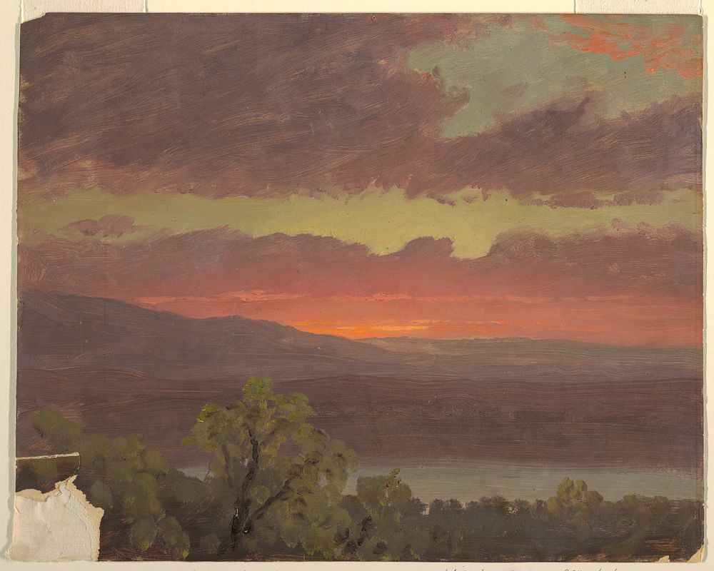 Sunset in Jamaica, Frederic Edwin Church