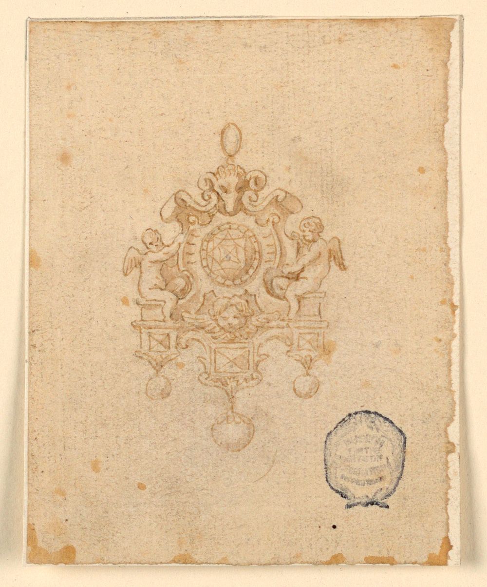 Design for Pendant with Putti