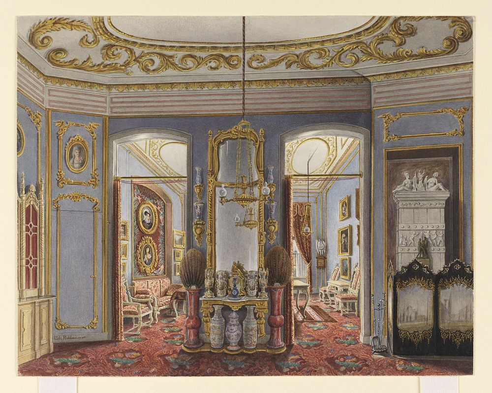 Apartments of Queen Elizabeth of Prussia, Charlottenburg Palace, Berlin, Elizabeth Pochhammer