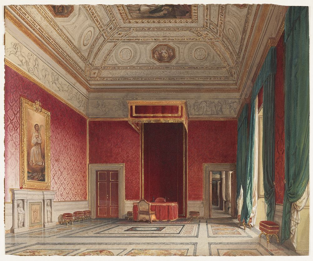Sala del Thorvaldsen, Rome, Franz Heinrich