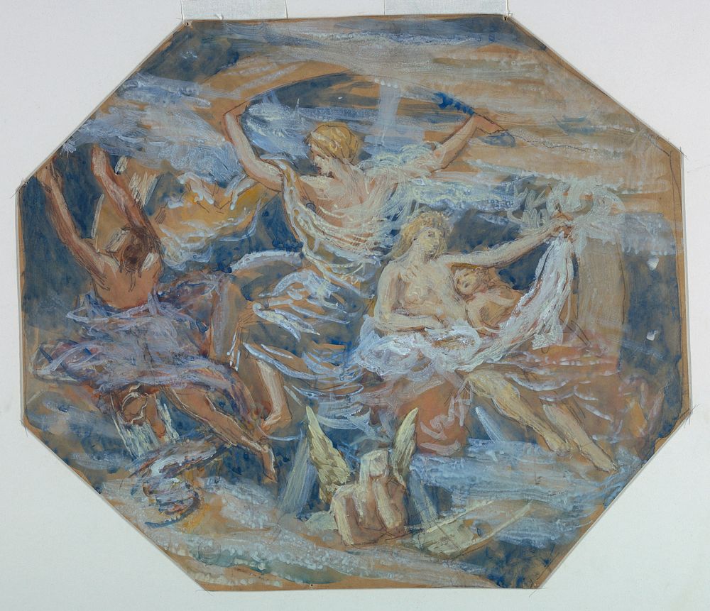 Study for "Zodiac", Francis Augustus Lathrop