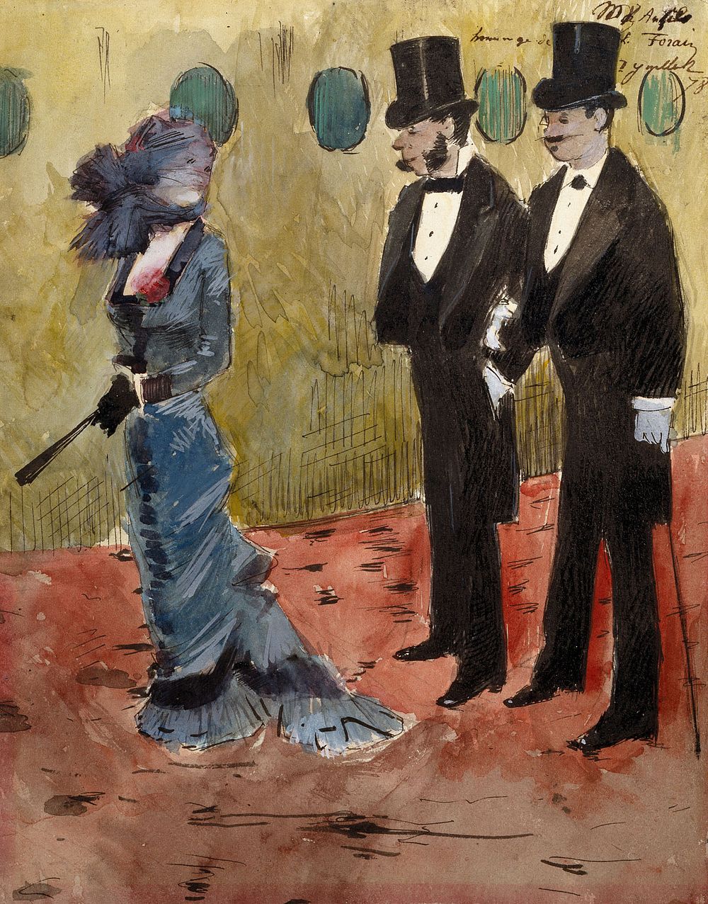 At the Theater, Jean-Louis Forain
