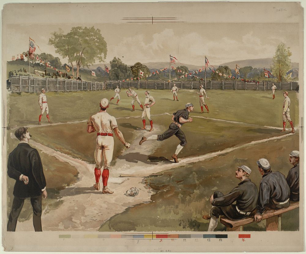 Untitled (Baseball game), Smithsonian National Museum of African Art