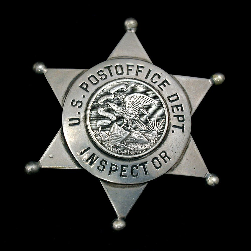Postal inspector chest badge