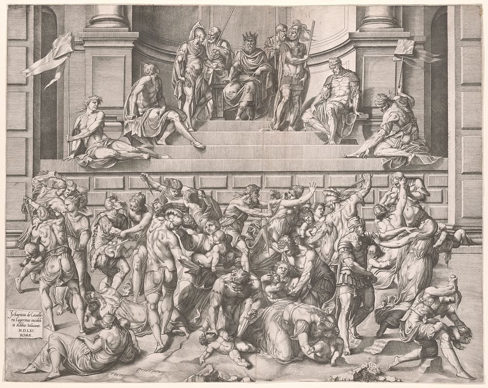 The Massacre of the Innocents by Giovanni Battista de' Cavalieri