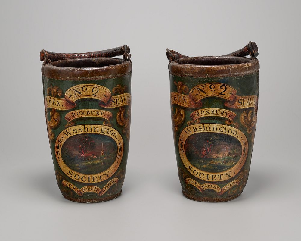 Pair of Fire Buckets by John Fenno Jr.