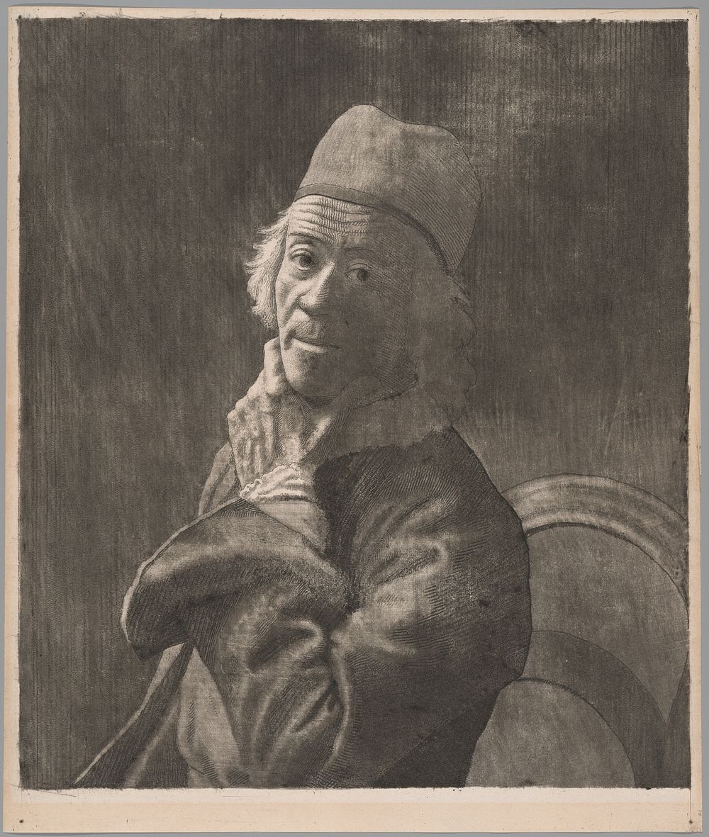The Large Self-Portrait by Jean Etienne Liotard