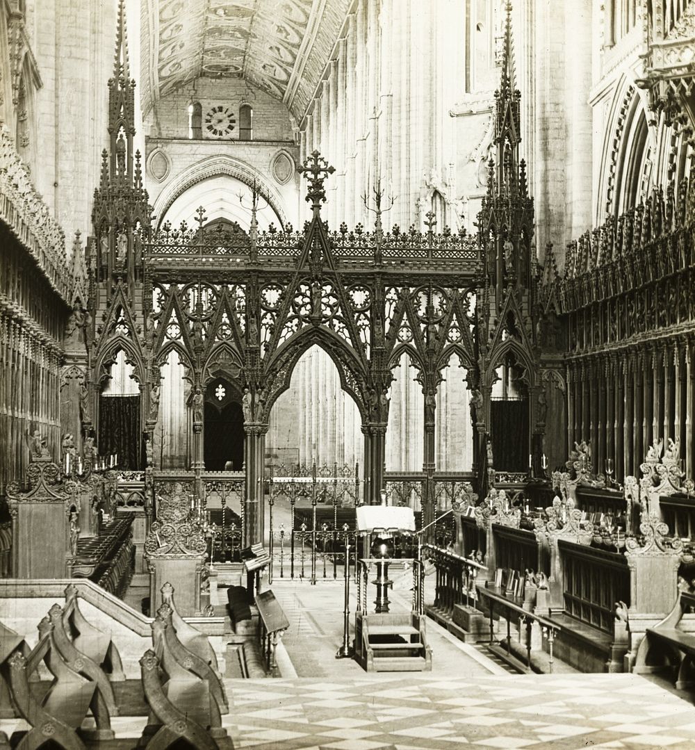 Ely Cathedral: Choir to West by Frederick H. Evans