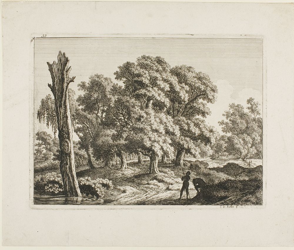 Landscape by Carl Wilhelm Kolbe, the elder