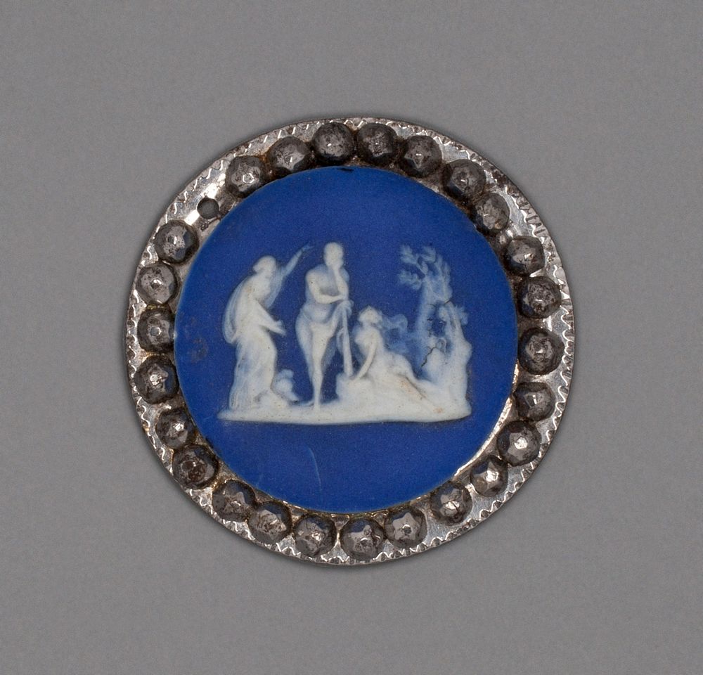 Button with Choice of Hercules by Wedgwood Manufactory (Manufacturer)