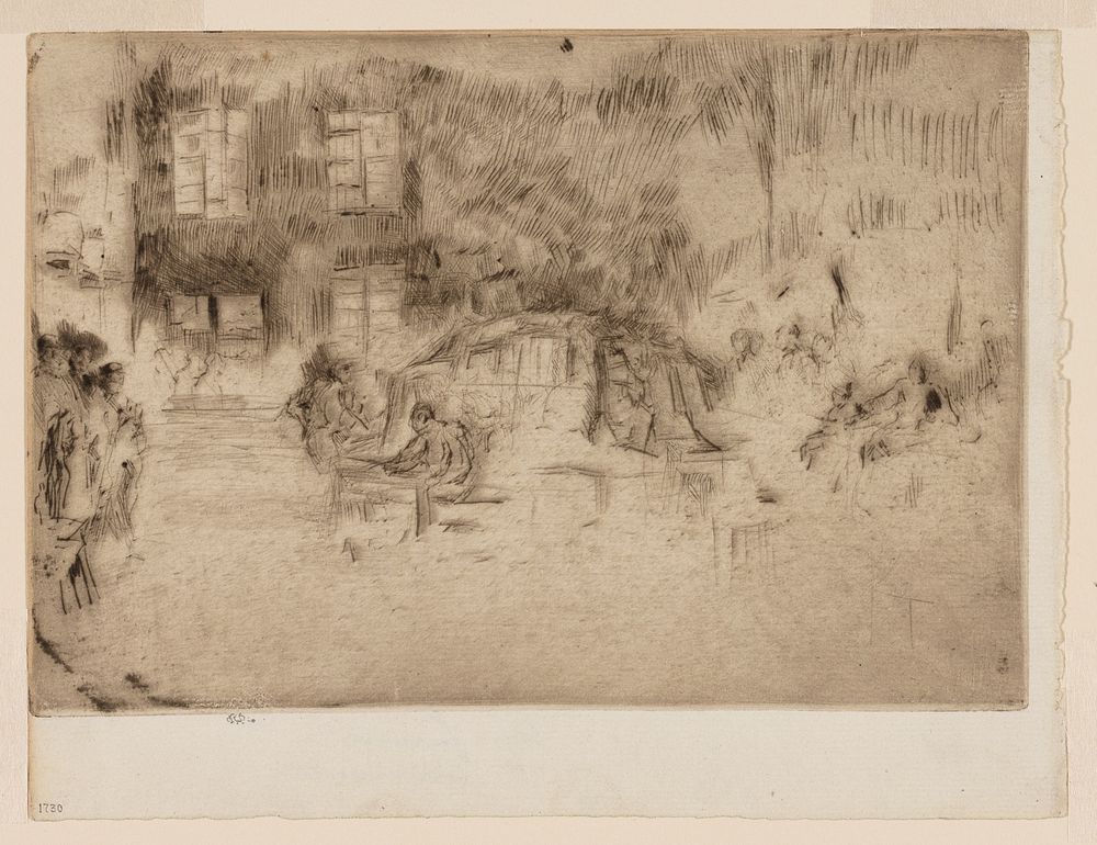 Murano - Glass Furnace by James McNeill Whistler