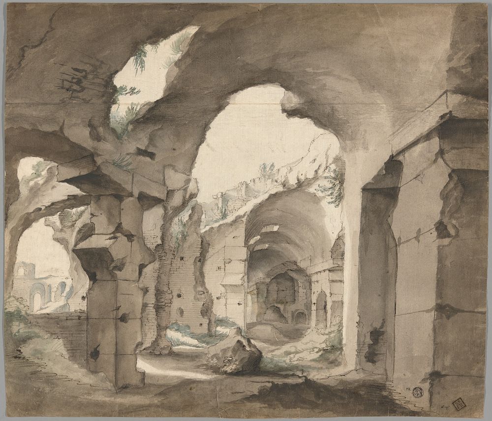 Interior View of the Coliseum by Lodewijk Toeput