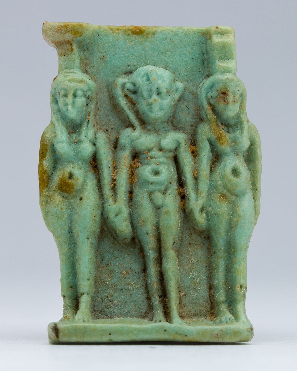 Nephthys, Horus, and Isis Amulet
