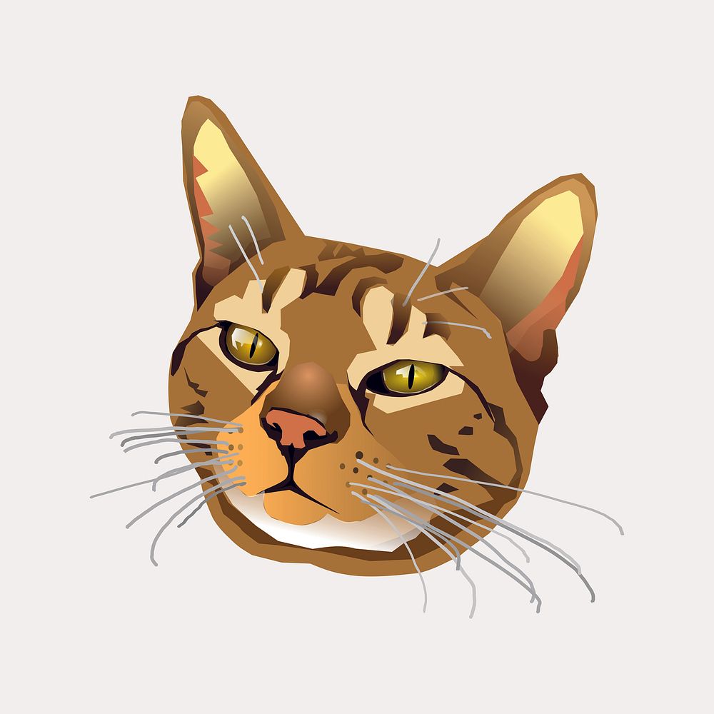 Ulysse cat, from Inside Llewyn Davis movie illustration vector